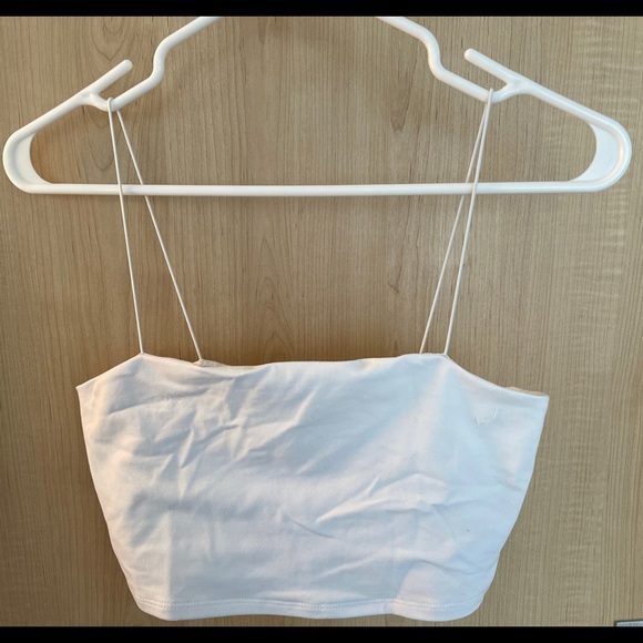 Dynamite white thin strap crop top - Picture 2 of 2